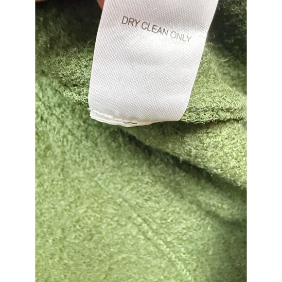 APPLESEEDS Boiled Wool Cardigan Sweater Size M Womens Full Button Green NWT - Picture 6 of 8